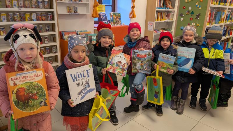 Vorlesetag mit den Kindergartenkindern