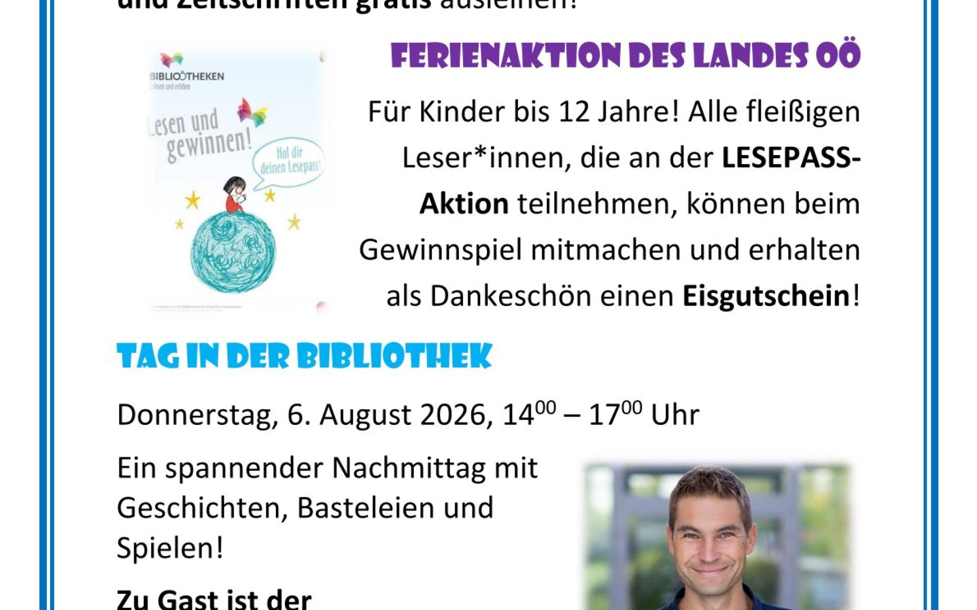 Ein buntes Programm für alle Kinder ab 5! Bitte rechtzeitig anmelden!
