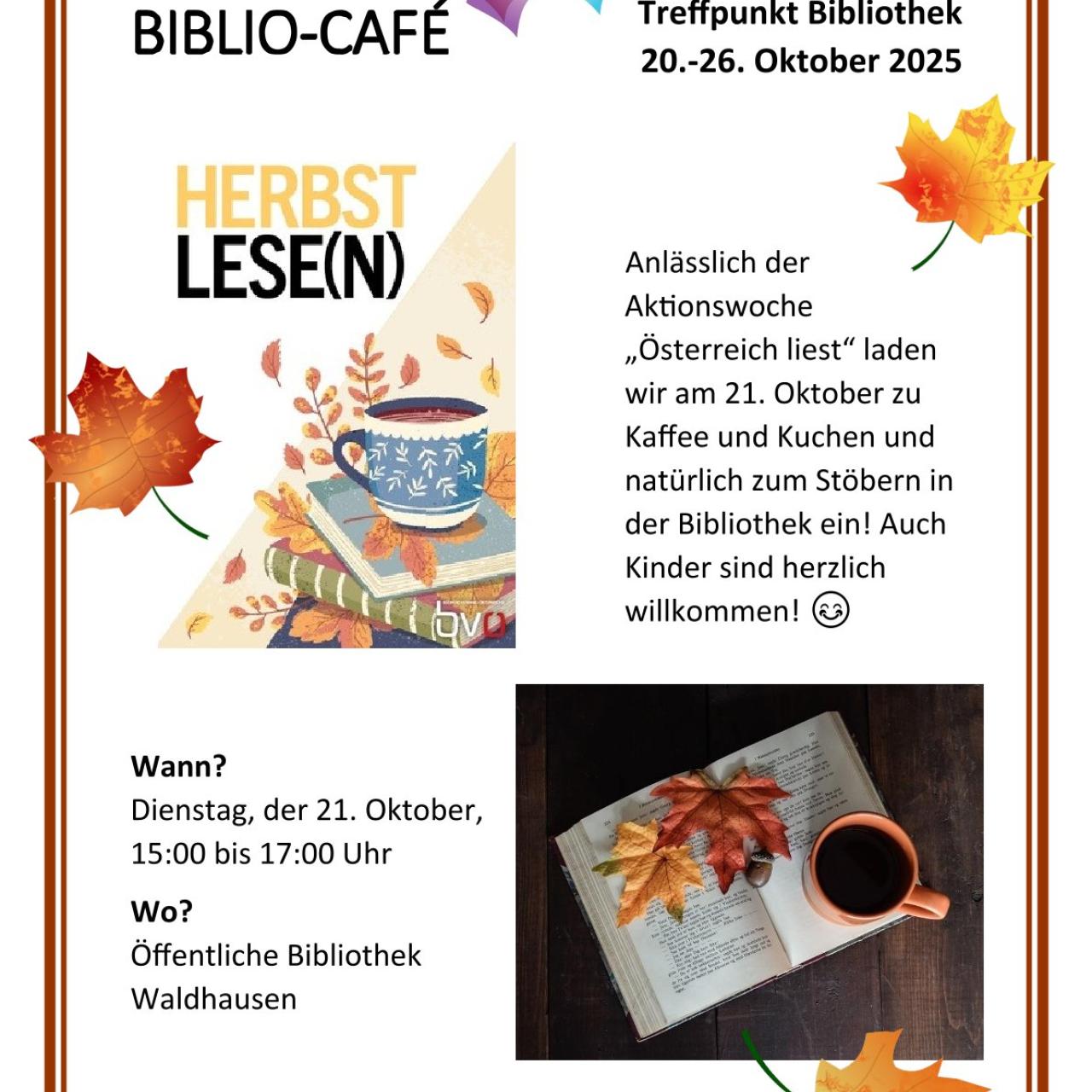 Lesen im Herbst